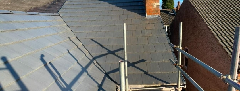 side view of large roof fitted Sutton in Ashfield