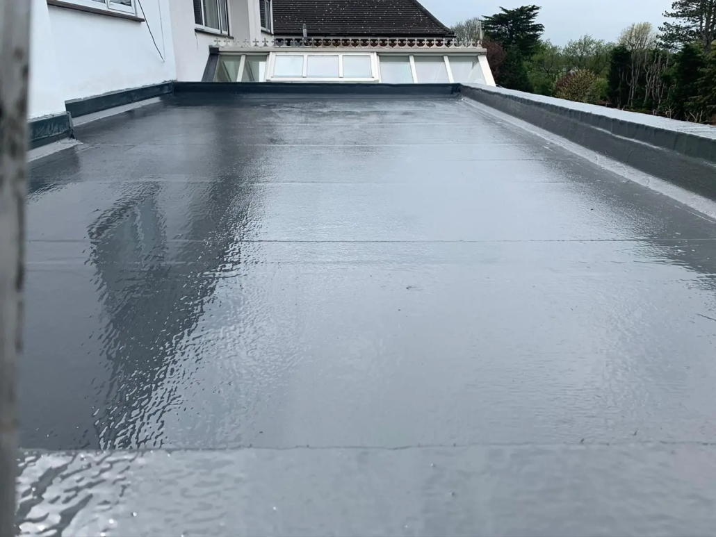 flat roof installed in Matlock Derbyshire by Superdry Roofing Solutions