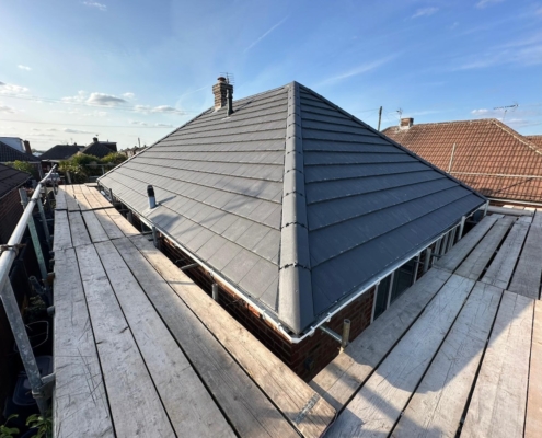 large new roof completed in Mansfield by Superdry Roofing Solutions