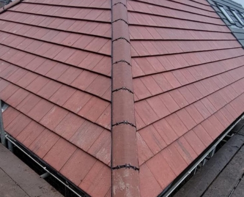 new tiled roof installed in Huthwaite